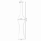 Uniquewise Tall Unique Style Floor Vase for Entryway Dining or Living Room, White Ceramic 58.75 in. QI004041.L - alternate 4